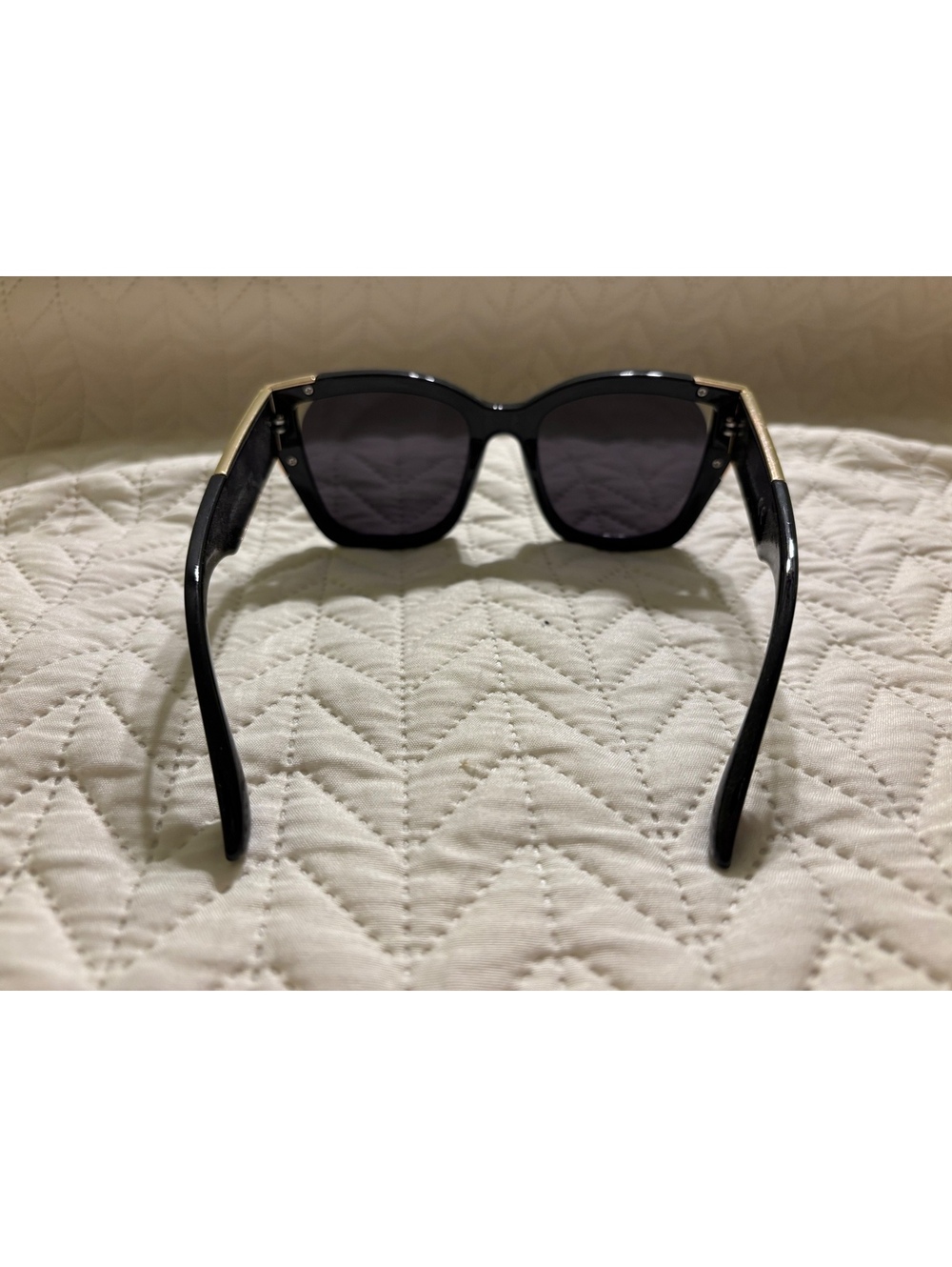 Foster Grant Ladies' Fashion Black Cat Eye Sunglasses - Picture 6 of 8